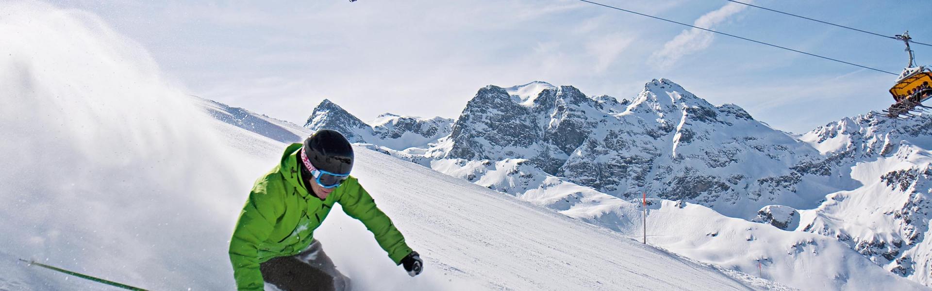 Skifahren im Silvretta Montafon Skigebiet